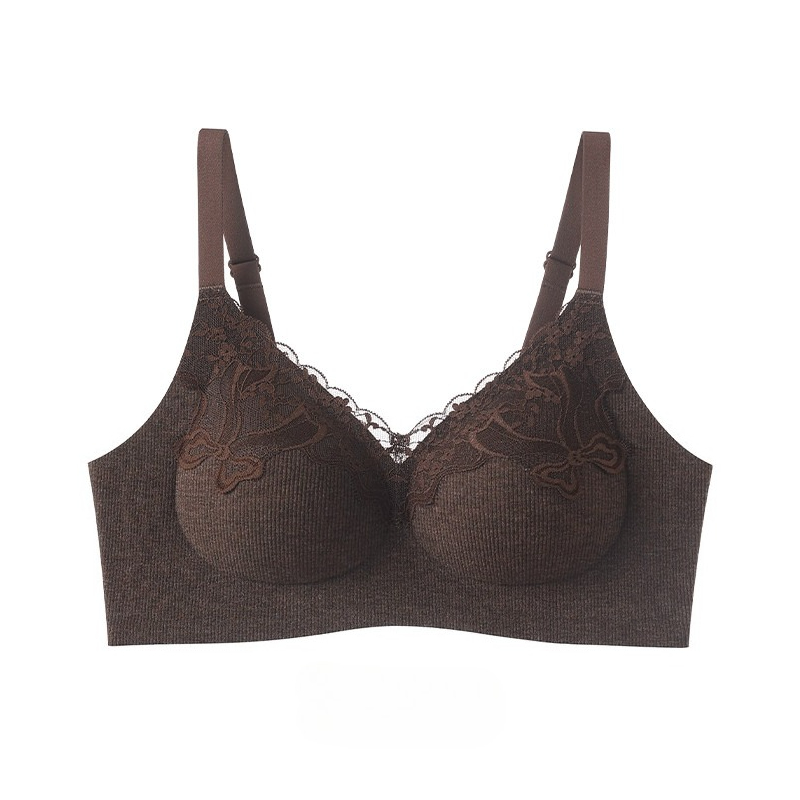 Lace Bralette Set - Women Fashion Ribbed Lace Bralette Wire